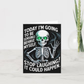 Carte Today I'm Going To Be Sensible And Behave Myself S (Devant)