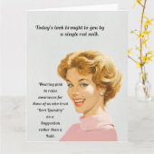 Carte Today's Look Brought To You By... (Fleur jaune)