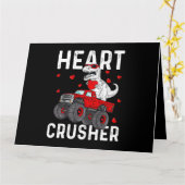 Carte Todd Camion Monstre Dinosaure de la Saint-Valentin (Fleur jaune)