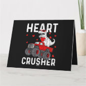 Carte Todd Camion Monstre Dinosaure de la Saint-Valentin (Dos)