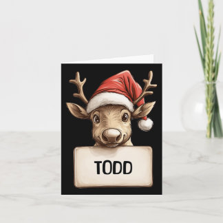 Carte Todd le renne 