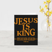 Carte Toddler Boy Jesus Is King Camo Christian God Son S (Fleur jaune)