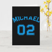 Carte Toddler Garçon Bleu Nom Maillot Numéro Srts Coton (Fleur jaune)