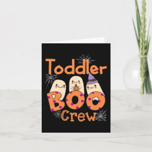 Carte Toddler Garderie Boo Crew Cute Costume Halloween G