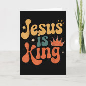 Carte Toddler Jesus Is King Christian Kid Boy Good God S (Devant)