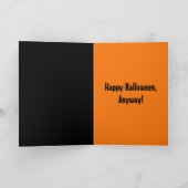 Carte Tofu drôle Halloween (Intérieur)
