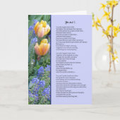 Carte Toi et moi...Amitié (Fleur jaune)