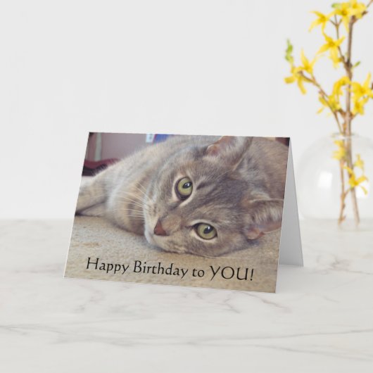 Carte Toi, Toi, Toi... C'EST TOUJOURS À VOUS ! (Fleur jaune)