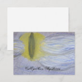 Carte Toile Cat Eyed Moon Imprimer (Devant / Derrière)