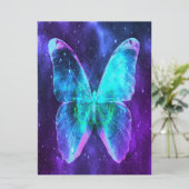 Carte Toile papillon cadeau pour papillon amant | Cute B (Debout devant)