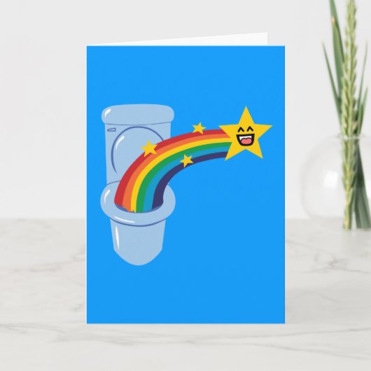 Carte Toilet Rainbow (Devant)