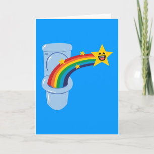 Carte Toilet Rainbow