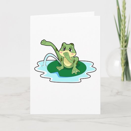Carte Toilette de grenouille (Devant)