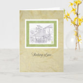 Carte Toit en carrelage Maison de la pensée de votre car (Fleur jaune)