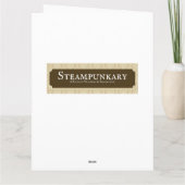 Carte Tôle beige dévêtue Fête des pères classique (Dos)