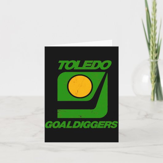 Carte Toledo Goaldiggers 70s80s Hockey Team (Devant)