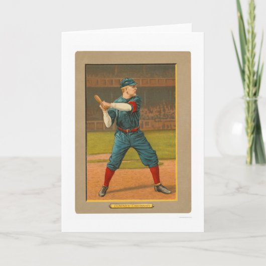 Carte Tom Downey Reds Baseball 1911 (Devant)