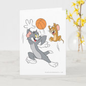 Carte Tom et Jerry Basketball 1 (Fleur jaune)