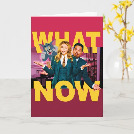 Carte Tom & Jerry With Kayla and Terrance - What Now (Fleur jaune)