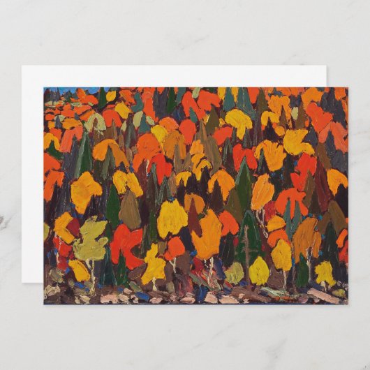 Carte Tom Thomson - Automne (Devant / Derrière)