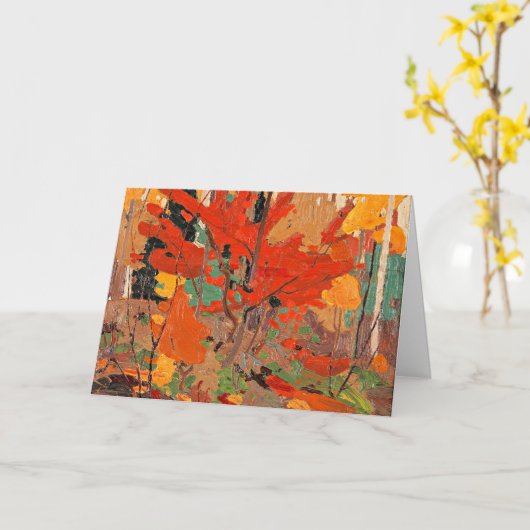 Carte Tom Thomson - automne-automne (Fleur jaune)