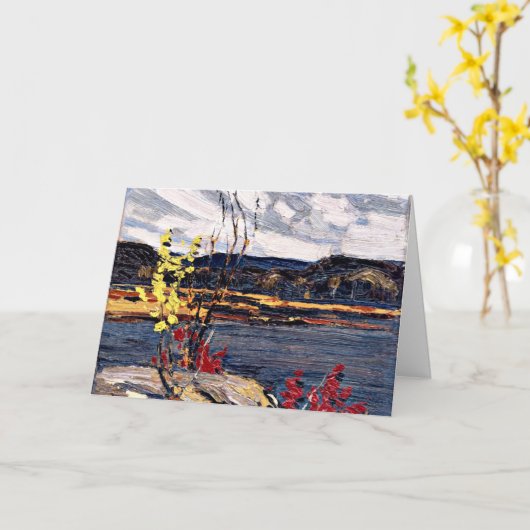 Carte Tom Thomson - Automne, Parc Algonquin (Fleur jaune)