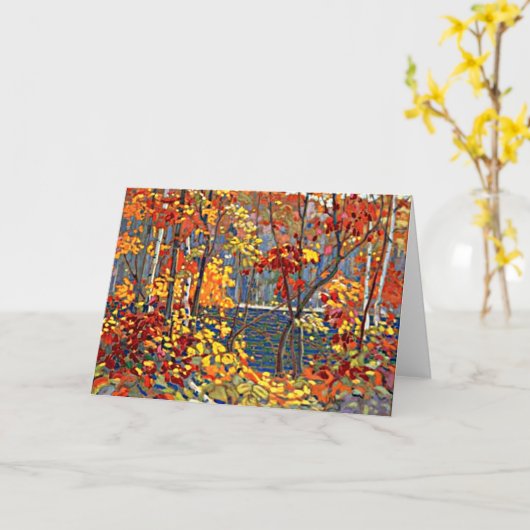 Carte Tom Thomson - La Piscine (Fleur jaune)