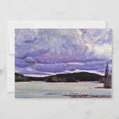 Carte Tom Thomson - Lac Canoe, Printemps (Devant)