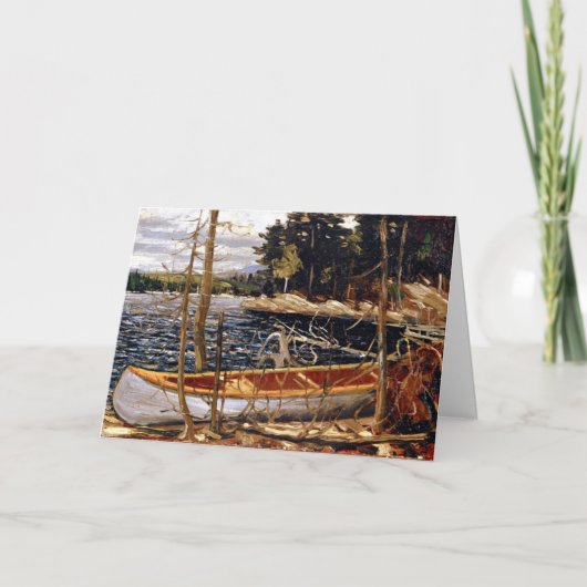 Carte Tom Thomson - Le Canoë (Devant)