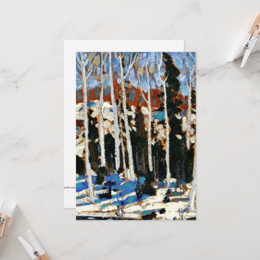 Carte Tom Thomson - Mars, (Devant/Arrière en situation)