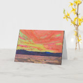 Carte Tom Thomson - Sunset (1915) (Fleur jaune)