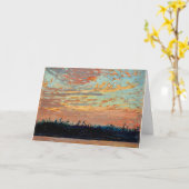 Carte Tom Thomson - Sunset Sky (Fleur jaune)