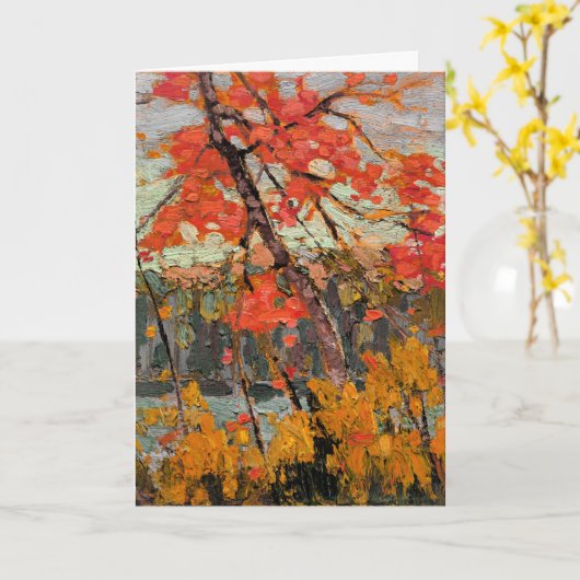 Carte Tom Thomson - Twisted Maple (Fleur jaune)