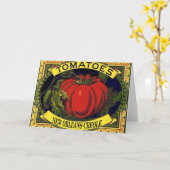 Carte Tomates de Créole de la Nouvelle-Orléans (Fleur jaune)