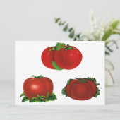 Carte Tomates rouges mûres vintage Nourriture, Fruits, L (Debout devant)
