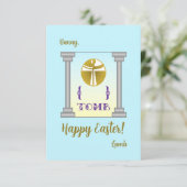 Carte Tombeau vide (Debout devant)