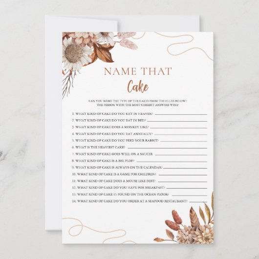 Carte Tomber amoureux | Nom Du Jeu De Fête des mariées D (Devant)