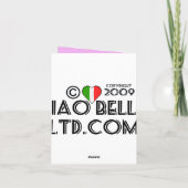 Carte Tomber dans l'amour est facile (Dos)