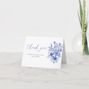 Carte Tomber dans l'amour Fête des mariées Merci