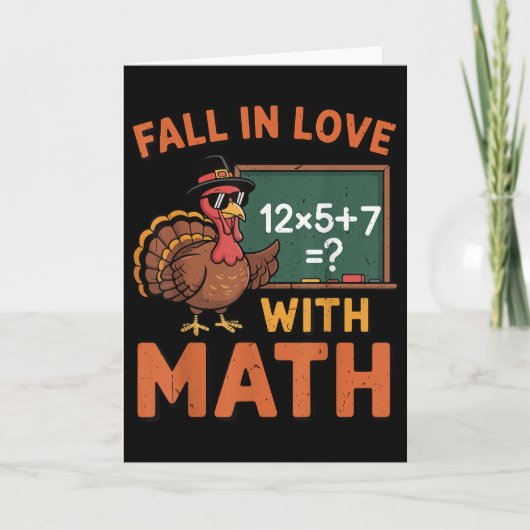 Carte Tombez amoureux des maths 67 Prof de maths turc qu (Devant)