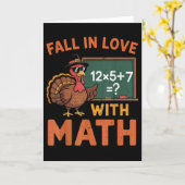 Carte Tombez amoureux des maths 67 Prof de maths turc qu (Fleur jaune)