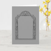 Carte Tombstone (Fleur jaune)