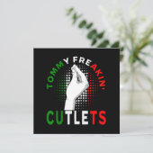 Carte Tommy Cutlets (Debout devant)