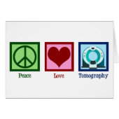 Carte Tomographe Peace Love Tomographie (Devant horizontal)