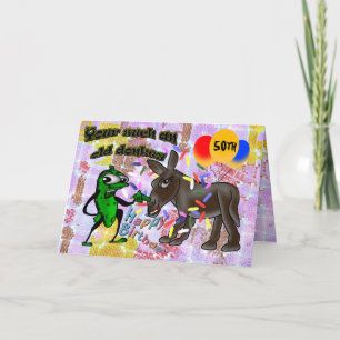 Carte Ton vieux âne - Joyeux anniversaire