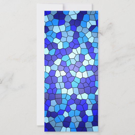 Carte Tons de verre de couleur bleue par Shirley Taylor (Devant)