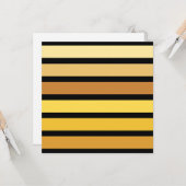 Carte Tons Jaune Doré Sur Noir (Devant/Arrière en situation)