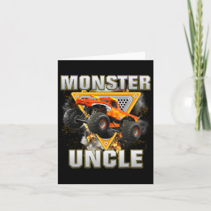 Carte Tonton Monster Truck Monster Truck est mon camion