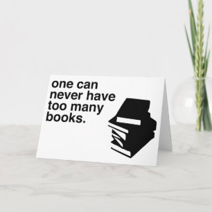Carte too many books