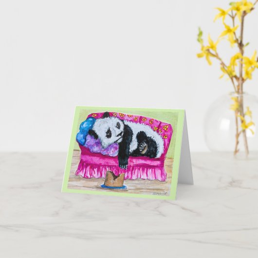 Carte Too Much Cake? (Fleur jaune)